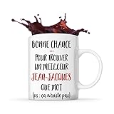 Planetee Tasse Jean-Jacques a n'existe pas homme | Ide Mug Cadeau Prnom Surnom Nom de Famille Anniversaire Nol
