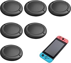 6 Pcs Replacement Silicone Controller Caps for Nintendo Switch Controller Black for Switch Controller Controller Cover for Switch Controller Controller - Enhance Grip and Comfort - Easy