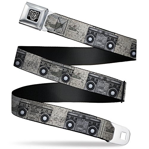 Belt Seatbelt Buckle Boombox 24 to 38 Inches