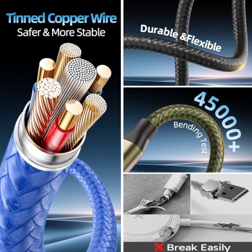 Image of Travel Essentials 4-in-2 Multi Charging Cable with iWatch Charger /2USB-C /IP