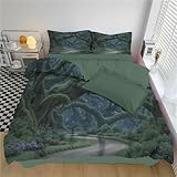 MATÉRIAUX DE HAUTE QUALITÉ: Le linge de lit en polyester haut de gamme est doux, léger et respirant, procure une sensation de douceur exquise, enveloppant votre peau pour une expérience de sommeil profondément réparatrice.