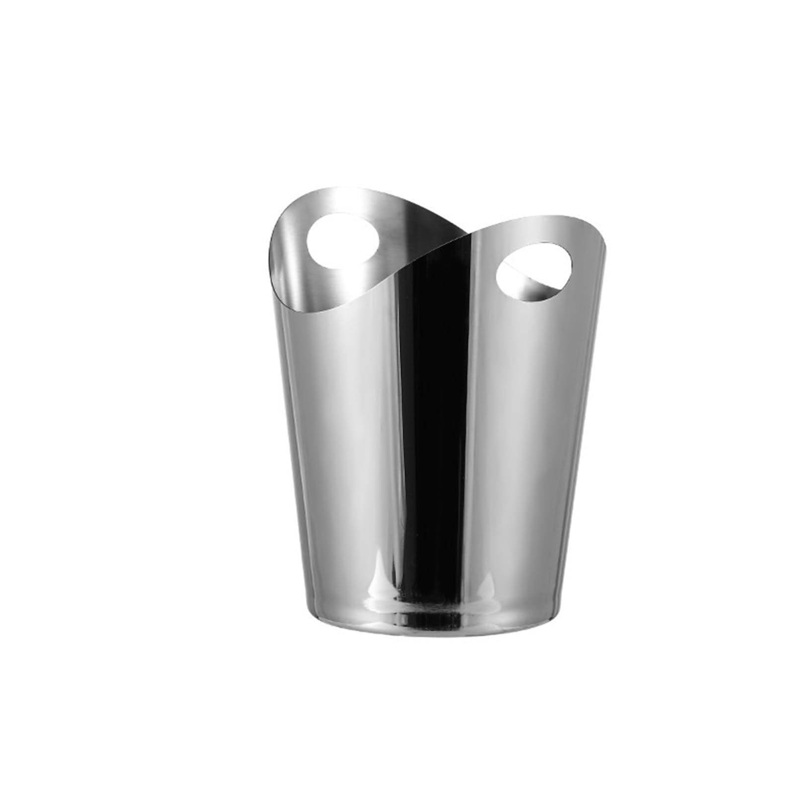 FAJNUZI2024 Stainless Steel Ice Bucket Beverage Tub For Wine Champagne Beer KTV Clubs Bar Parties Ice Bucket Bottle(Silver)