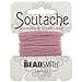 BeadSmith Soutache Braided Cord 3mm Wide - Mauve Pink (3 Yards)