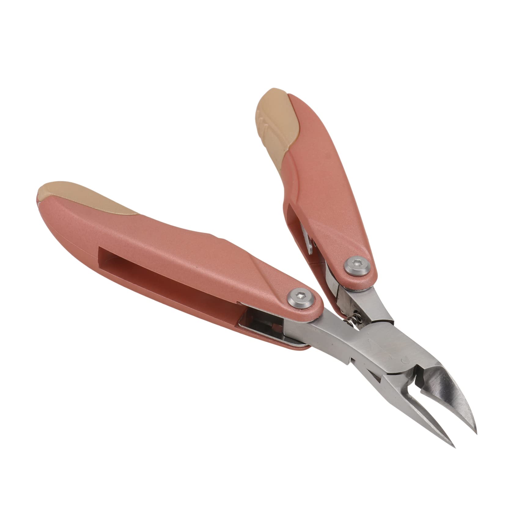 Ipetboom Professional Cuticle Trimmer Stainless Steel Cuticle Nipper for Fingernails Toenails Portable Manicure Tool Spring Handle