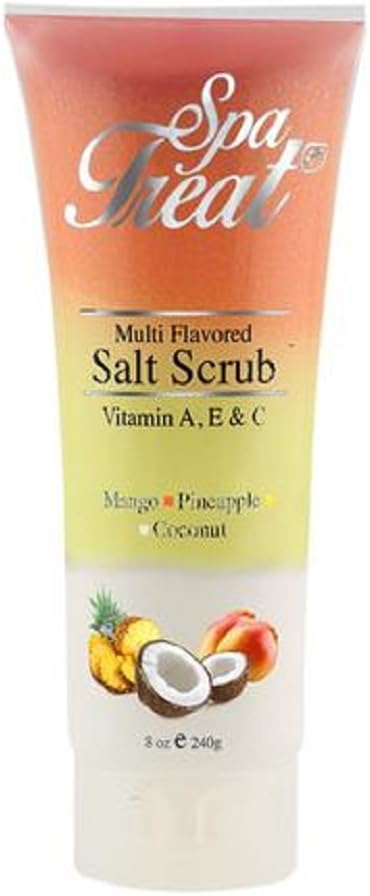 Salt Scrub, Mango/Pineapple/Coconut, 8 Ounce