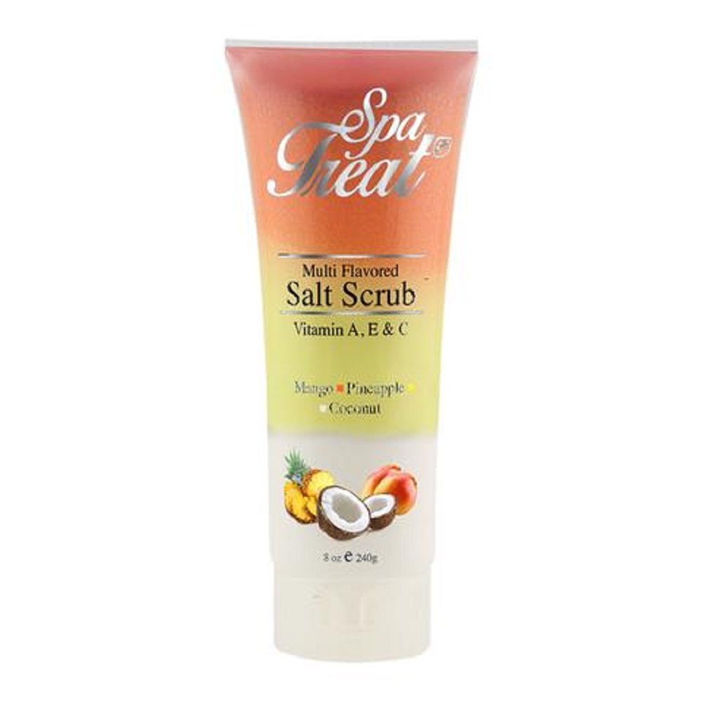Salt Scrub, Mango/Pineapple/Coconut, 8 Ounce