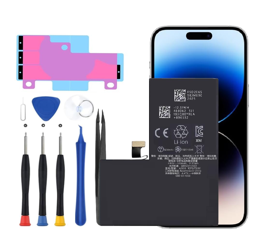 Amazon.com: AFSONGOO Battery for iPhone 14 Pro, Upgraded Phone 14