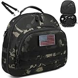 HAMBOLY スキューバレギュレーターバッグ パッド入りダイビングレギュレーター 保護ケース ダイビング シュノーケリング ギア 収納 キャリーポーチ ブラック 迷彩