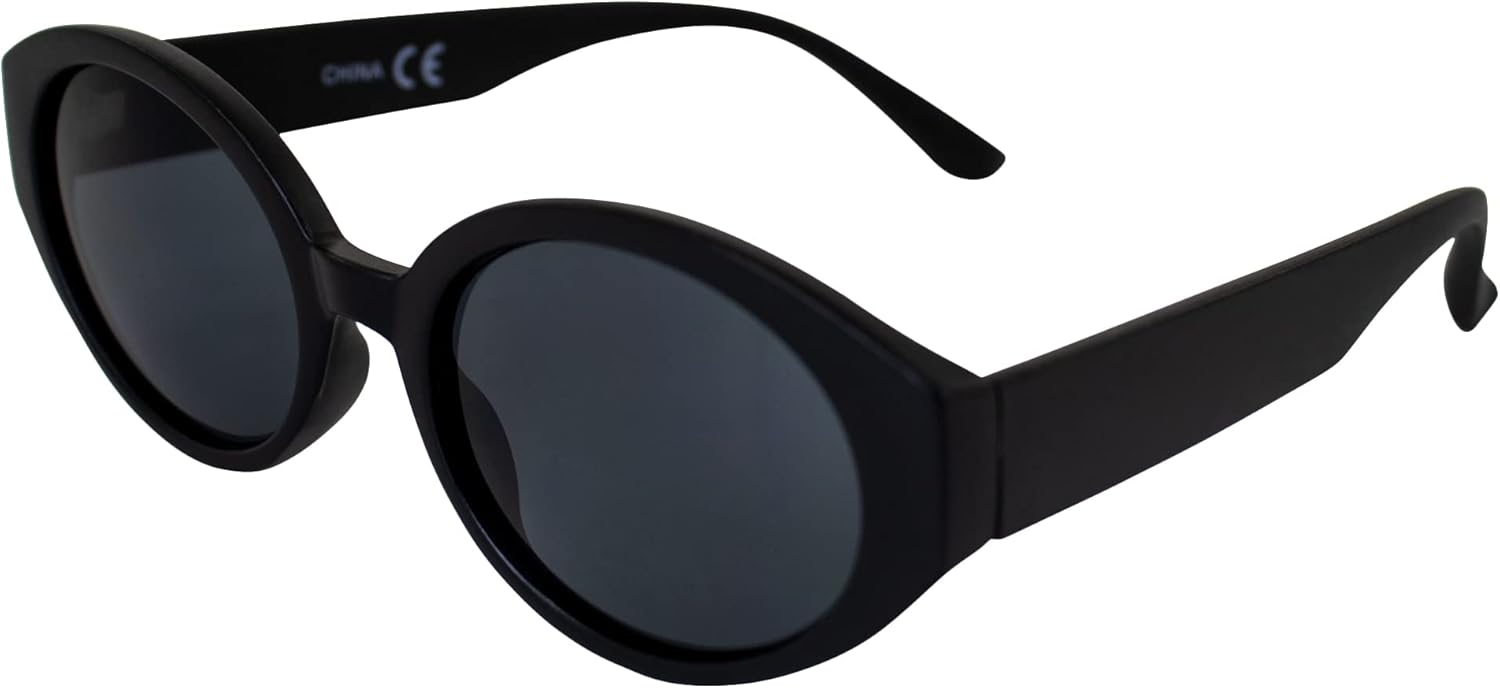 AlterImage Jackie Fashion Retro Sunglasses for Women Black Frame w/Smoke Lenses