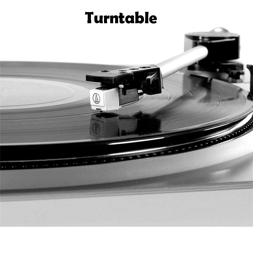Giradischi per la casa, Giradischi fonografico, Giradischi con Supporto per Dischi in Vinile da 12 Pollici a 33 Giri e Dischi in Vinile da 7 Pollici a 45 Giri, Ornamenti
