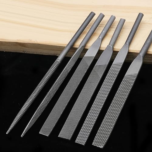 SZYDD Steel Hand File Round Rasp Half Round Flat Needle File Metal File for Sharping Wood and Metal Grinding Tool Bearing Steel Triangular File