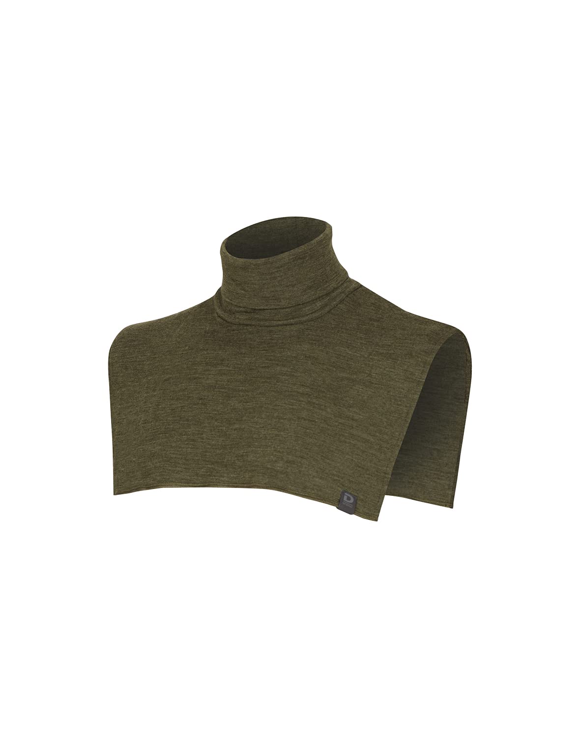 Dilling Men's Dark Green Melange Merino Wool Neck Warmer S