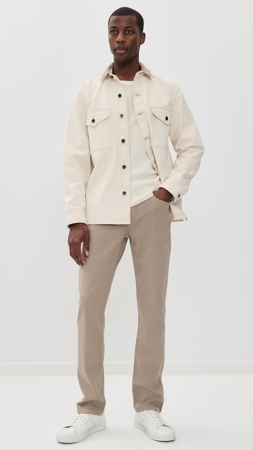 PAIGE Men's Federal Transcend Slim Straight - 32", Toasted Almond, 36