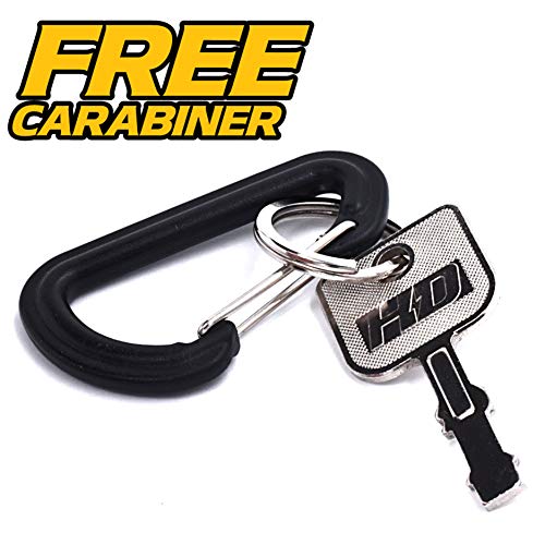 Hd Switch Starter Ignition Key Switch Replaces Ayp, Husqvarna, Craftsman, Sears, Poulan Lawn Mower Rider 193350, 532193350 With 2 Keys & Free Carabiner #TOP5