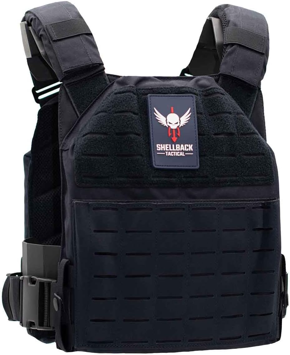 Shellback tactical Physical Fitness Training Vest – Adjustable Weighted Workout Vest for 10x12 Training Plates