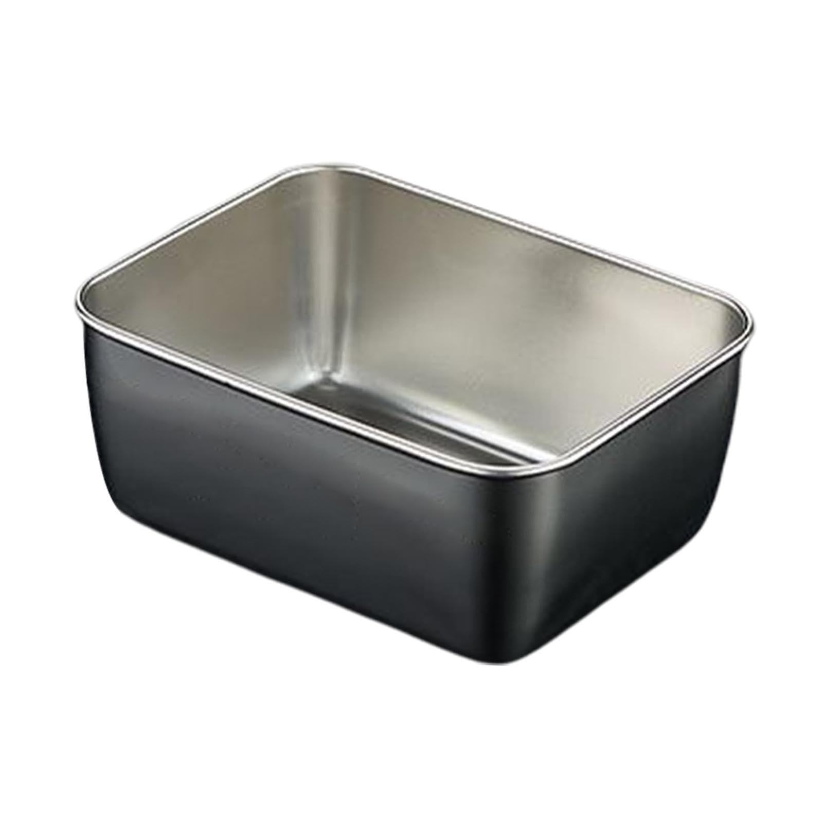 CYDZSRA Versatile Stainless Steel Dinner Plate Dinner Dishes Multi Purpose Serving Dish Compact Tray Entertaining Guests And Hosting BBQ Plate Compact Serving Platter Storage