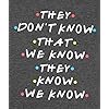 LUKYCILD-Friends-Shirt-They-Dont-Know-That-We-Know-They-Know-T-Shirt-Women-Short-Sleeve-Casual-Letter-Print-Top-Tee LUKYCILD Friends Shirt They Don't Know That We Know They Know T Shirt Women Short Sleeve Casual Letter Print Top Tee