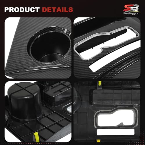 Panel Central de Palanca Carbon Fiber para Toyota Tacoma 2005-2015 miniatura 5