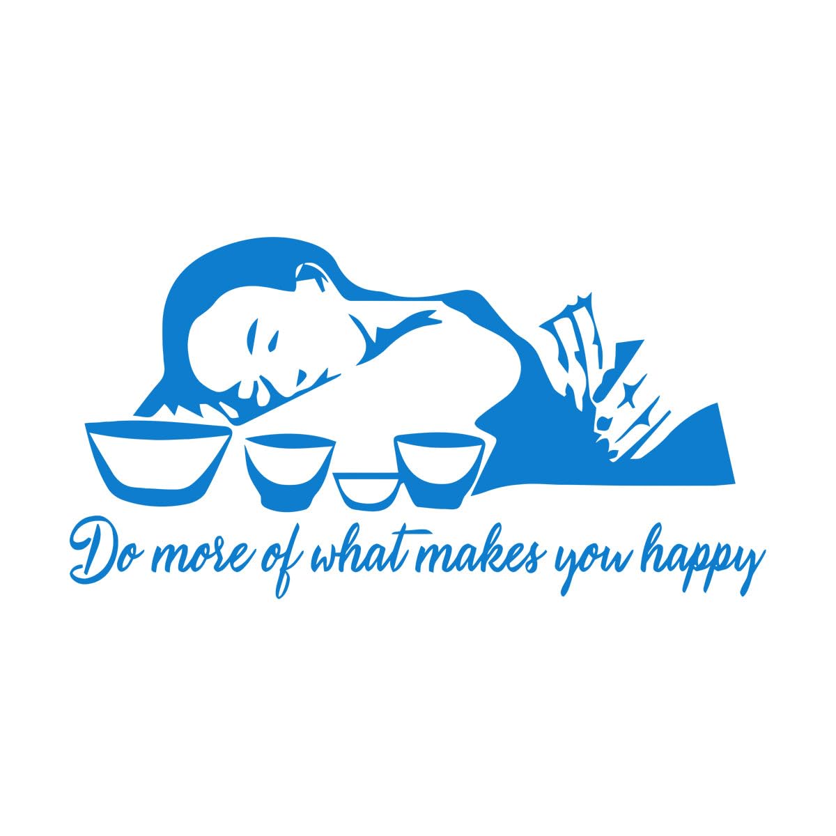Wall Decals Paster Paper Spa Beauty Spa Beauty Salon Spa Health 72x136.8cm Equipped with Transfer Film kit Extra Large Blue