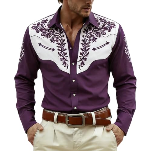 Chemise cowboy homme aux finitions soignées pour un look aventurier premium