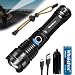Produktbild WholeFire LED Taschenlampe USB Aufladbar, Extrem Hell 20000 Lumens XHP70 Starke Taschenlampe Batteriebetrieben, 5 Lichtmodi Zoombar Leistungsanzeige Wasserdicht Taschenlampe für Camping Notfälle