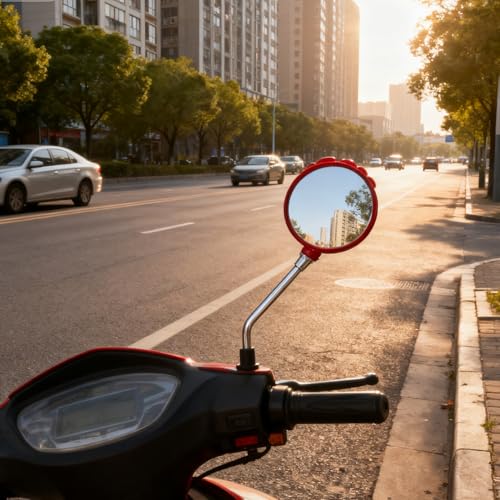 Retrovisores de moto resistentes a la intemperie ajustables M10 5