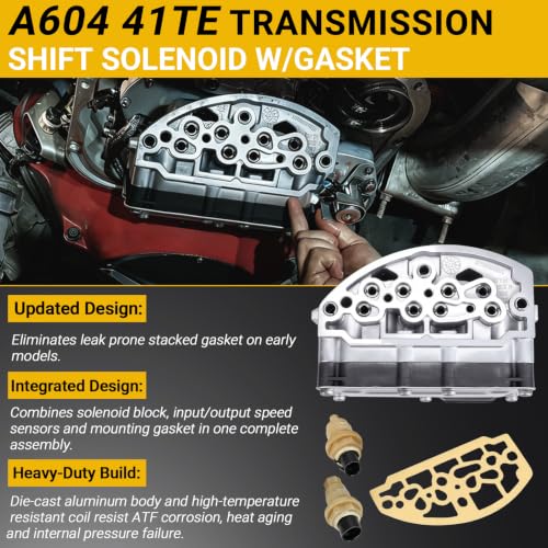 Solenoide A604 evita modo de emergencia en transmisión automática 41TE Caravan 3