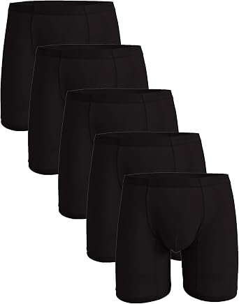 WINDAY Mens Boxer Briefs Breathable Ice Silk Sports-Inspired Underwear