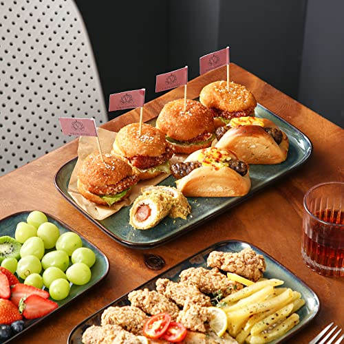 image for vancasso Stern Serving Platters Set of 3, 15/13/ 11 Inches Rectangular