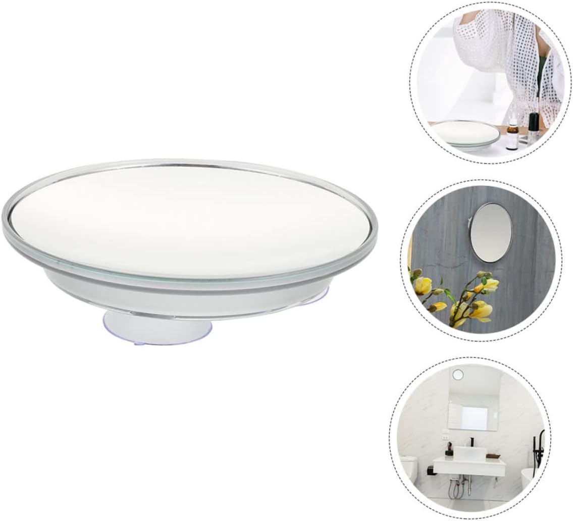 Wakauto 2Pcs Magnifying Suction Cup Cosmetics Mirror for Quick Makeup Touch Ups Portable Simple Design with Easy Installation Women and Makeup Artists