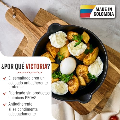 Imagen de VICTORIA Sartén Hierro Fundido Esmaltado