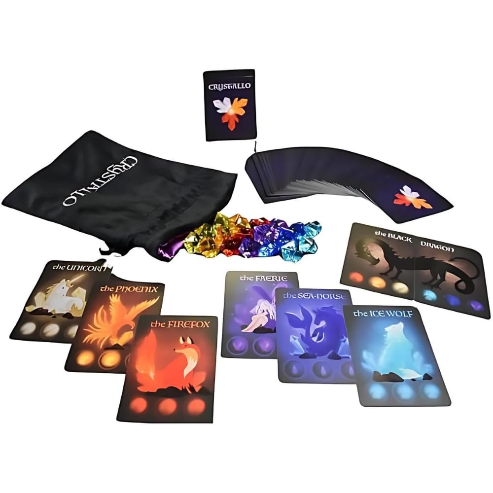 Friendly Skeleton Card Game: Crystallo