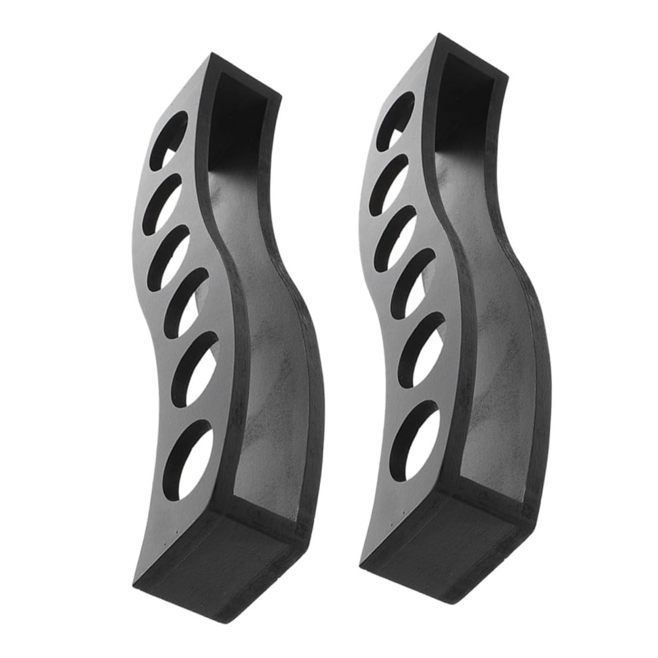 STOBAZA 2Pcs Shot Holder Wooden Drink Organizer for Home Bars Cocktails and Parties and Easy to Clean Shot Glasses Tray for Ktv and Gatherings