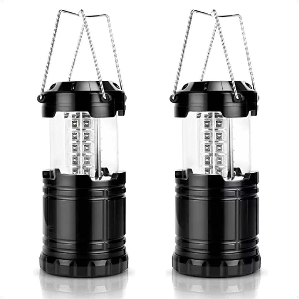 ORiTiLED Camping Lantern Battery Powered, Super Bright, Collapsible, Water Resistant, Outdoor Portable Lights for Emergency, Hurricane, Storms, Outages