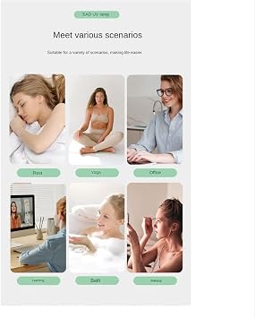 LED SAD Touch Timing Stepless Dimming Affective Disorder Therapy Lamp