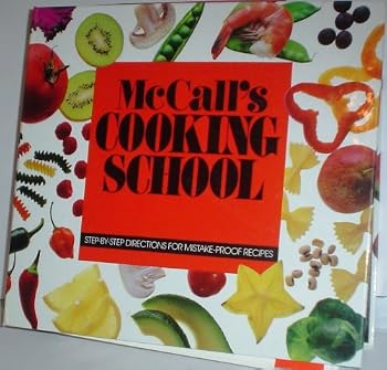 Ring-bound McCall's Cooking School. Step-By-Step Directions for Mistake-Proof Recipes. 1994. Three volumes. Three ring loose leaf ring binder with dividers. Book