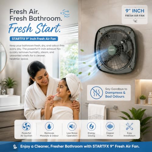 Image of STARTX 9 Inch Exhaust Fan, BROWN