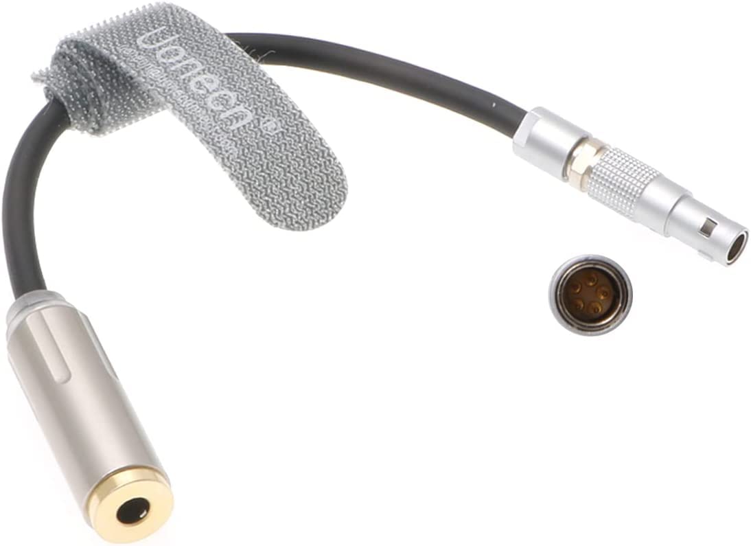 Uonecn Kabel audio do Z-CAM E2-S6 prosty 00B 5-pinowy męski na stereo TRS 3,5 mm żeński