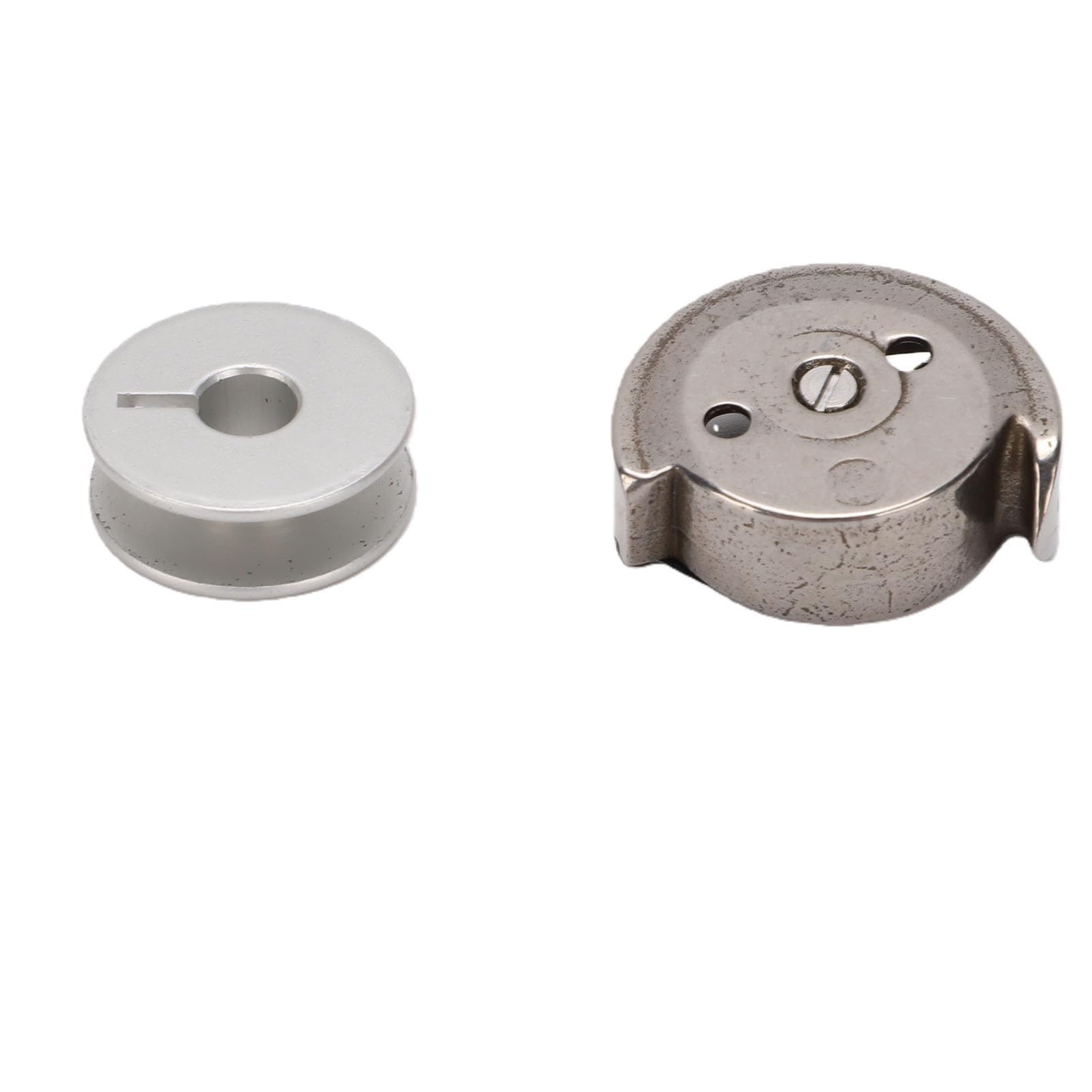 Bobina per Cucire e Gancio Navetta, Ricambio per Macchina da | Acciaio Inox e Lega di Alluminio, Ricambio 81952 82552, Esterno lucido.
