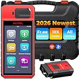 Autel Code Reader Diagnostic Tool, 2026 OBDII Scan Tool with Lifetime Free Updates, Wireless BT Scan Tool, 2GB & 64GB Android 9.0, for Home Mechanics & DIYers