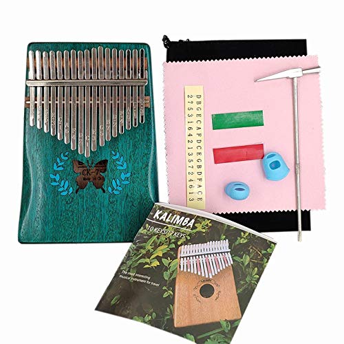 JUNCH Kalimba Kit de kalimba 17 touches en bois transparent coloré Instrument de musique Mbira Cadeau pour enfants (Kimi… - Les Beatles, Paul McCartney, John Lennon, RIngo Starr, George Harrison JUNCH Kalimba Kit de kalimba 17 touches en bois transparent coloré Instrument de musique Mbira Cadeau pour enfants (Kimi… – Image 3