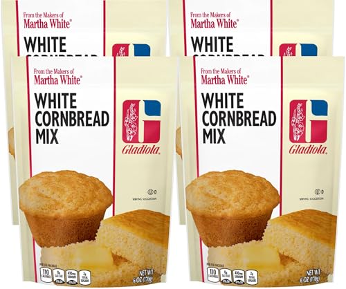 Martha White Gladiola White Cornbread Mix 6 Oz (Pack of 4)