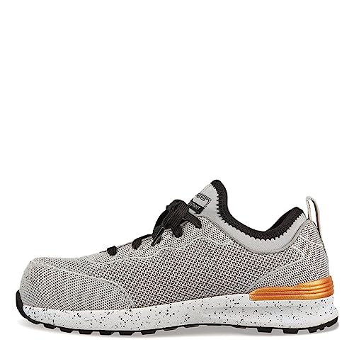Skechers womens Bulkin Balran 108033 Industrial Shoe, Gray/Black, 10 US