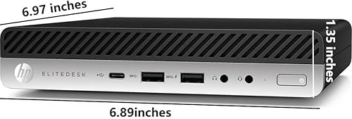 Miniatura 3 de HP EliteDesk 705 G4 Mini computadora de escritorio, AMD Quad-Core Ryzen 5 2400GE hasta 3.8 GHz, 16 GB DDR4 RAM, 512 GB SSD, teclado, mouse, Windows
