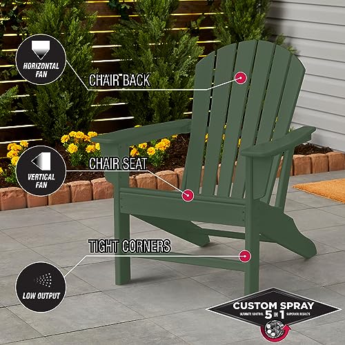 Image of Rust-Oleum Stops Rust Custom 5-in-1 Spray Paint, Satin Earthy Green | Rust Preventive Enamel, Multi Surface (Metal, Wood and More), Adjustable Dial for Better Control, Fast Dry, Comfort Tip