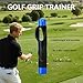 Aryamask Golf Grip Trainer & Swing Training Aid – Correct Hand Positioning, Improve Swing Consistency & Muscle Memory – Practice Tool for Beginners & Intermediate Golfers #(Grey)