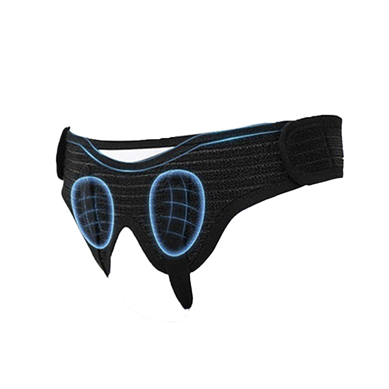 Cintura Ernia Inguinale Uomo, Cinto Erniario, Fascia Ernia Ombelicale, Cintura Per Ernia Bilaterale, Cintura di Supporto Per Ernia Inguinale Regolabile con Cuscinetto di Compressione Rimovibile(Black,