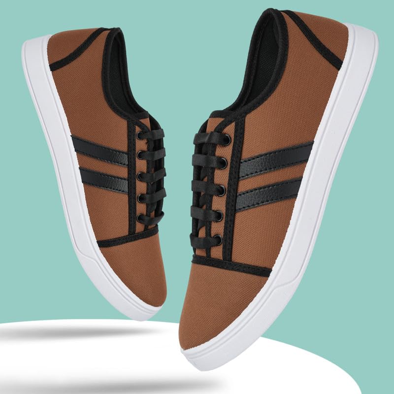 Image of Classic Black Sneakers for Men - Stylish & Comfortable Casual Shoes