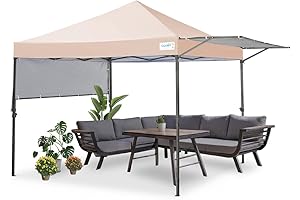 Quictent 10x17 Pop UP Canopy with Awnings; Portable Awning for Camping