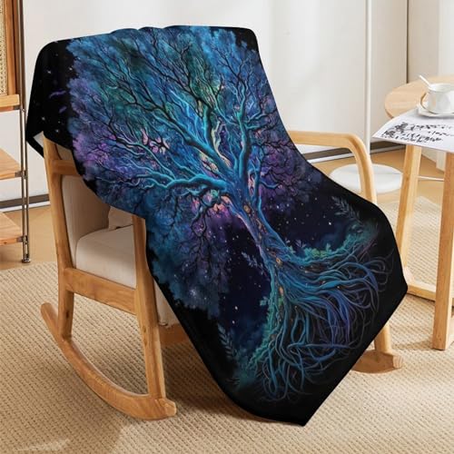 Couverture Arbre de Vie en flannel de qualité supérieure - 8